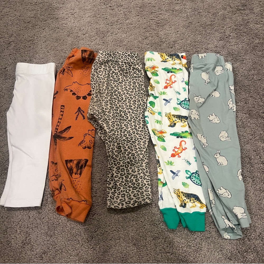 5pc pants leggings boys girls outfit